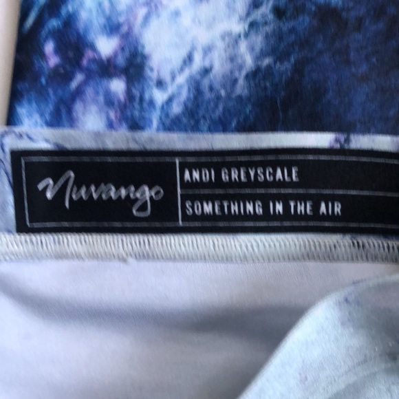 Women’s, Andi Greyscale, Nuvango, Leggings, XL, Blue, NWOT - Picture 5 of 5